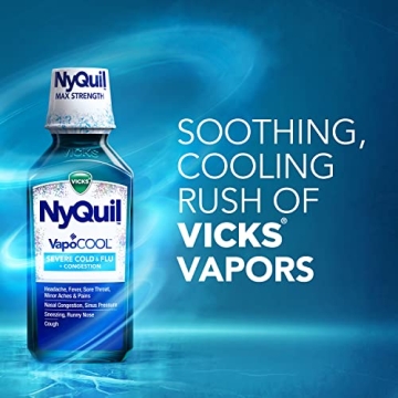 Vicks NyQuil Severe VapoCOOL Cough, Cold Relief Liquid
