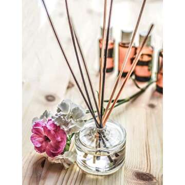 TIYOLE Reed Diffuser Sticks for Home Aroma and Relaxation