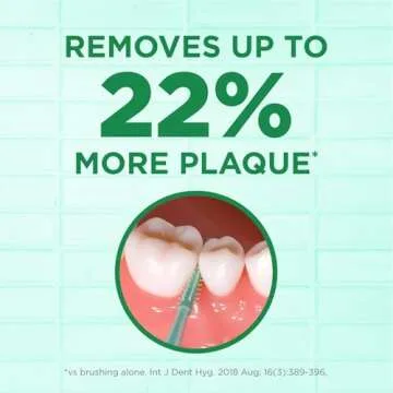 GUM Soft-Picks Comfort Flex, Easy to Use Dental Picks for Teeth Cleaning and Gum Health, Disposable Interdental Brushes with Convenient Carry Case, Dentist Recommended Dental Floss Picks, 80ct