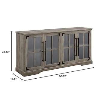 Stylish Walker Edison Farmhouse TV Stand for 64" TVs