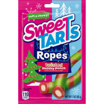 SweeTARTS Ropes Holiday Punch 3oz - Delicious Treat!