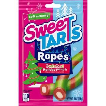 SweeTARTS Ropes Holiday Punch 3oz - Delicious Treat!