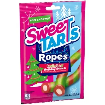 SweeTARTS Ropes Holiday Punch 3oz - Delicious Treat!