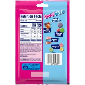 SweeTARTS Ropes Holiday Punch 3oz - Delicious Treat!