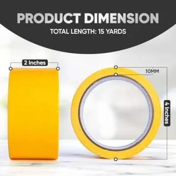 Holifeos Duct Tape 6 Rolls - Vibrant Heavy Duty Colors for Crafting and Organization