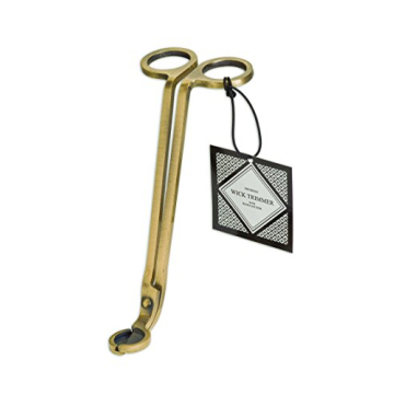 Wickman Antique Brass Wick Trimmer for Elegant Candle Care