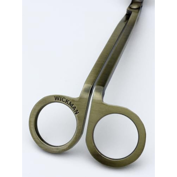 Wickman Antique Brass Wick Trimmer for Elegant Candle Care