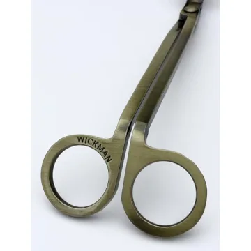 Wickman Antique Brass Wick Trimmer for Elegant Candle Care