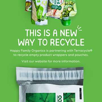 Happy Baby Organics Stage 2 Baby Food Pouches, Gluten Free, Vegan & Healthy Snack, Clearly Crafted Fruit & Veggie Puree, Fruit & Veggie Variety Pack, 4 Ounces (Pack of 16), Amazon Exclusive