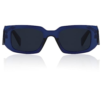 Mriendao Retro Blue Sunglasses for Fashion Lovers