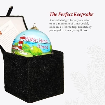 Hand Painted Glass Christmas Ornament - Unique Holiday Decor