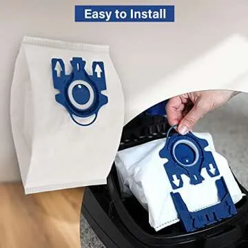 20 Pack 3D Airclean GN Vacuum Cleaner Bags,Replacement for Miele Classic C1,Complete C1,C2,C3 S227 S240 S270 S400 S400i-S456i S2 S5 S8 Series Vacuum with 6 Motor Protection Filters,6 AirClean Filters