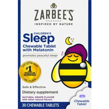 Zarbee's Kids Melatonin Chewable Tablets for Sleep