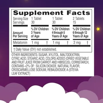 Zarbee's Kids Melatonin Chewable Tablets for Sleep