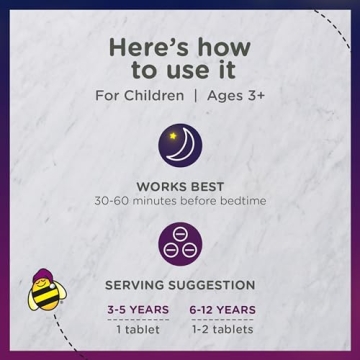 Zarbee's Kids Melatonin Chewable Tablets for Sleep