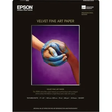Exceptional 17 X 22 Velvet Fine Art Printing Paper
