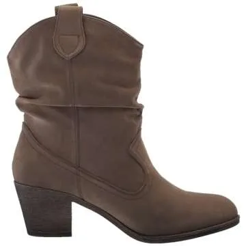 Rocket Dog Women's Sheriff Vintage Worn PU Western Boot, Brown, 8 M US