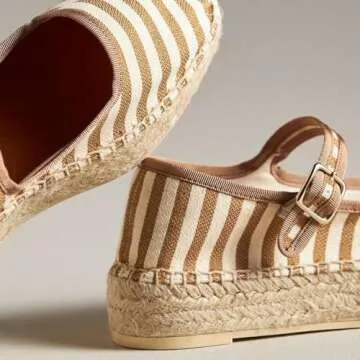 ATBELL Women's Mary Jane Espadrilles Summer Comfort Footwear