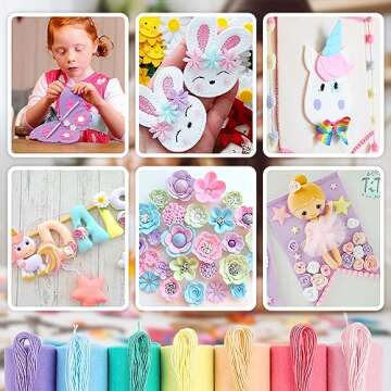 ZAIONE Pastel Soft Felt Sheets Bundle Rainbow Felt Sheets 7 Rolls 8''x35'' Assorted Colors 1.4mm Thick Felt Roll for Crafts Sewing Squares Nonwoven Patchwork