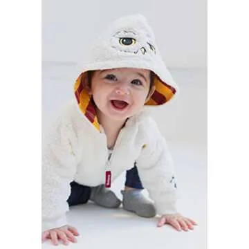 Harry Potter Infant Hedwig Owl Fleece Hoodie for Boys