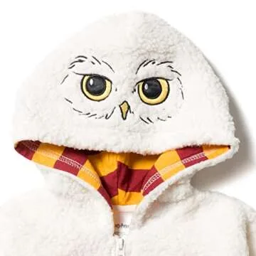 Harry Potter Infant Hedwig Owl Fleece Hoodie for Boys