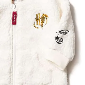 Harry Potter Infant Hedwig Owl Fleece Hoodie for Boys