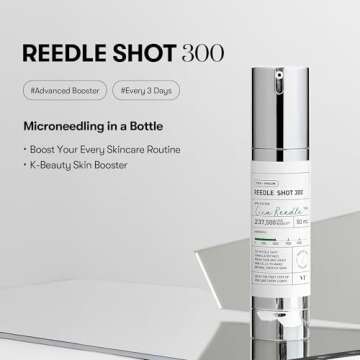 VT COSMETICS CICA Reedle Shot 300, Advanced Night Exosome, Microneedling Serum, Centella Asiatica, Hyaluronic Acid, Propolis, Soft Skin, Regeneration, Glass Skin, Korean Skin Booster 1.69Fl Oz (50ml)