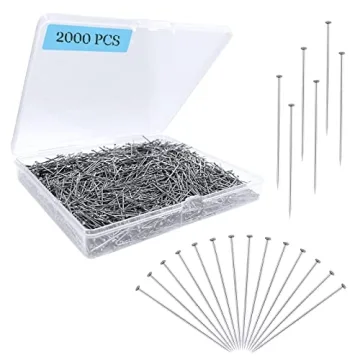 2000PCS Straight Pins for Crafts | Durable Sewing Pins for Quilting & DIY