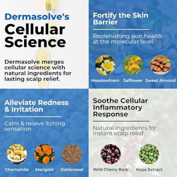 Dermasolve Psoriasis & Dandruff Oil, Dermatologist Approved for Flaky Scalp Relief