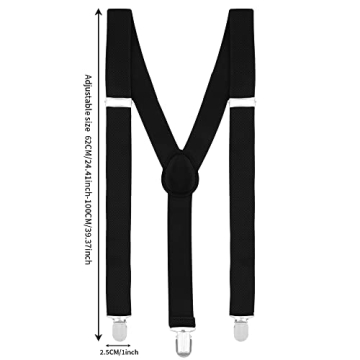 Adjustable QPIXVB Suspenders for Men and Women