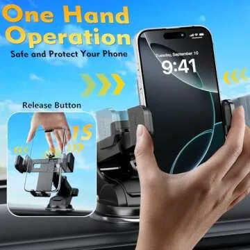Best 2025 Car Phone Holders with Strong Suction & Clamp