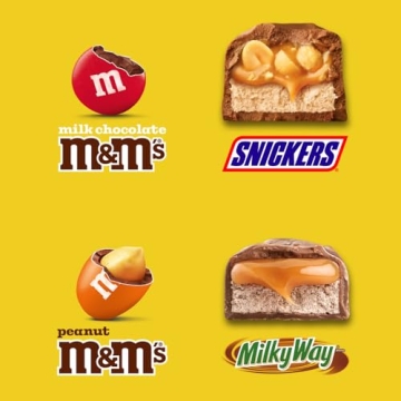 M&M'S Peanut & SNICKERS Halloween Candy Assortment