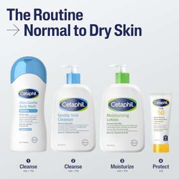 Cetaphil Face & Body Moisturizer, Hydrating Moisturizing Lotion for Normal to Dry Skin, Suitable for Sensitive Skin, 2 oz Pack of 12, Fragrance Free, Hypoallergenic, Non-Comedogenic