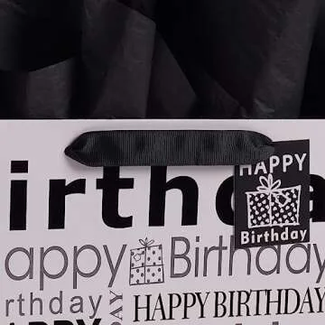 JWSCYSY Extra Large Gift Bag for Birthdays - 16" x 12.2"