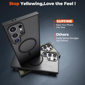 SUPFINE Magnetic Case for Galaxy S24 Ultra - Shockproof Protection