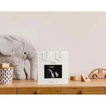 Sonogram Picture Frame with Countdown for Expecting Parents