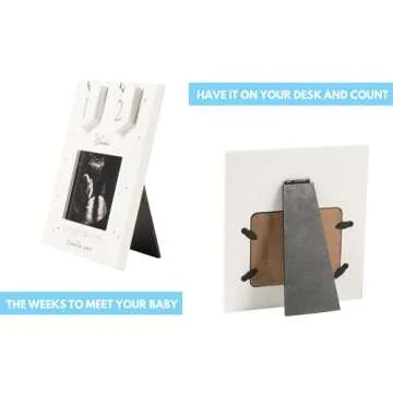 Sonogram Picture Frame with Countdown for Expecting Parents