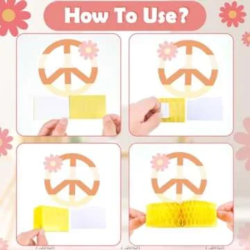 Boho Party Honeycomb Centerpieces for Celebrations