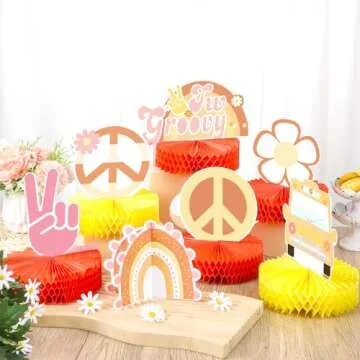 Boho Party Honeycomb Centerpieces for Celebrations