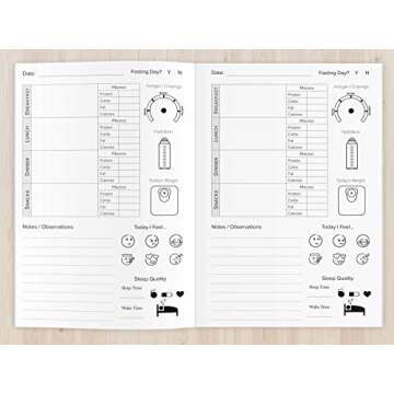 Keto Diet Food Journal: Macros & Meal Tracking Log Ketogenic Diet Food Diary (Weight Loss & Fitness Planners)