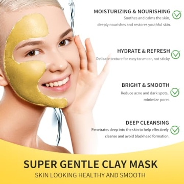 Hicream Turmeric Vitamin C Clay Mask for Radiant Skin