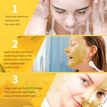 Hicream Turmeric Vitamin C Clay Mask for Radiant Skin