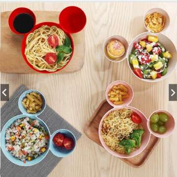 GRUPO MIRANDINHA Mouse Head Bowl - Modern and Unbreakable