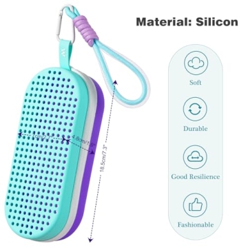 MSNATURALLY Swim Goggle Case for Goggles and Beach