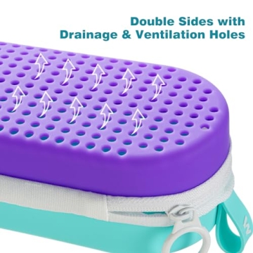 MSNATURALLY Swim Goggle Case for Goggles and Beach