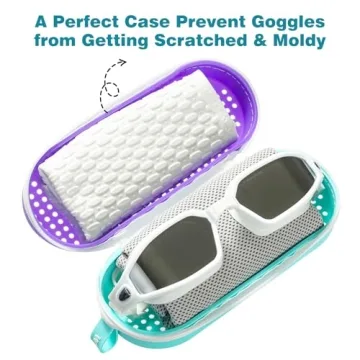 MSNATURALLY Swim Goggle Case for Goggles and Beach