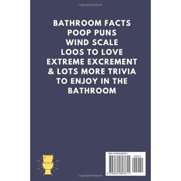 Funny Bathroom Trivia Book for Gag Gift Adventures