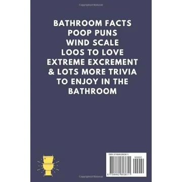 Funny Bathroom Trivia Book for Gag Gift Adventures