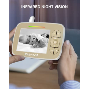Experience Ultimate Peace of Mind with Kidsneed 3.5" Baby Monitor
