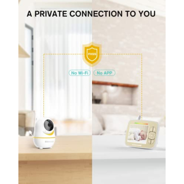 Experience Ultimate Peace of Mind with Kidsneed 3.5" Baby Monitor